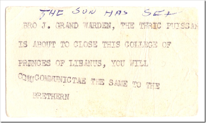 Dining Room Card Back